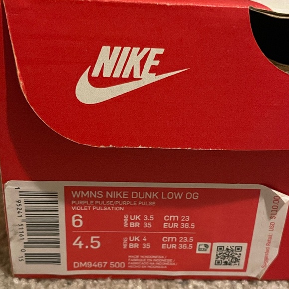 Nike Dunk Low Purple Pulse - Picture 8 of 10